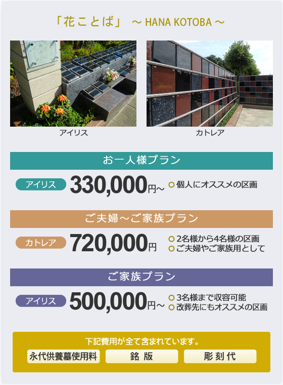 永代供養墓「花ことば」